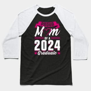 Class of 2024 Senior Gifts Funny Senior Mom Baseball T-Shirt